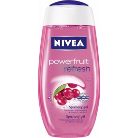 Nivea Powerfruit Refresh sprchový gel síla ovoce a rozmazlující péče 250 ml