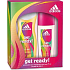 Adidas Get Ready! for Her parfémovaný deodorant sklo 75 ml + sprchový gel 250 ml, dárková sada