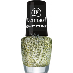 Dermacol Nail Polish with Effect Glitter Touch lak na nehty s efektem 12 Fairy Stardust 5 ml