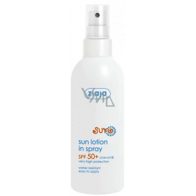 Ziaja Sun SPF 50+ UVA+UVB voděodolné hydratační mléko na opalování 170 ml