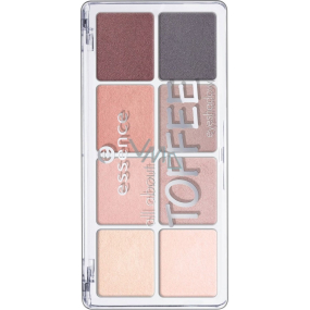 Essence All About Toffee Eyeshadow paletka očních stínů 06 Toffee 9,5 g