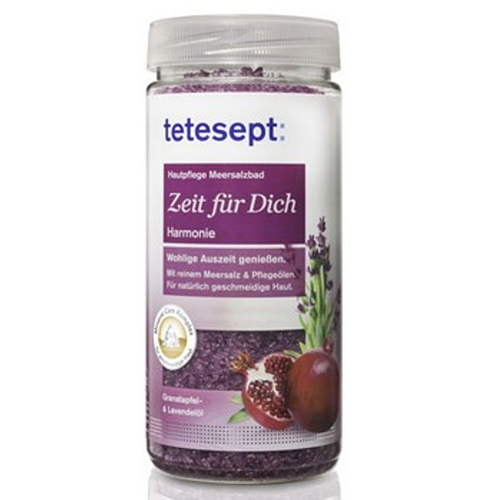 Tetesept Harmonie 100% Mořská sůl do koupele 500 g