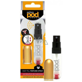 Travalo Perfume Pod Pure Essentials Gold plnitelný flakón s rozprašovačem 5 ml