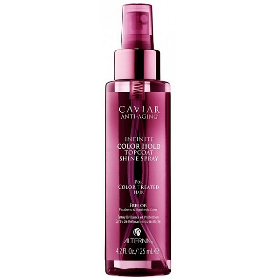 Alterna Caviar Infinite Color Hold Topcoat Shine Ultra lehký sprej pro barvené vlasy 125 ml