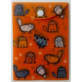 Albi Pouzdro na dokumety Chlupaté kočky A6 - 15,5 x 11,2 cm