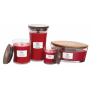 WoodWick Pomegranate - Granátové jablko vonná svíčka s dřevěným knotem a víčkem sklo střední 275 g
