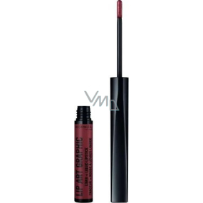 Rimmel London Lip Art Graphic konturovací tužka + tekutá rtěnka 2v1 760 Now or Never 1,8 ml