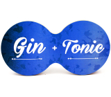 Nekupto Dvojtácek korkový podtácek Gin + tonic 19 x 9,5 x 0,3 cm