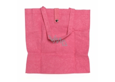 Albi Eko taška vyrobená z pratelného papíru skládací - růžová 37 cm x 37 cm x 9,5 cm