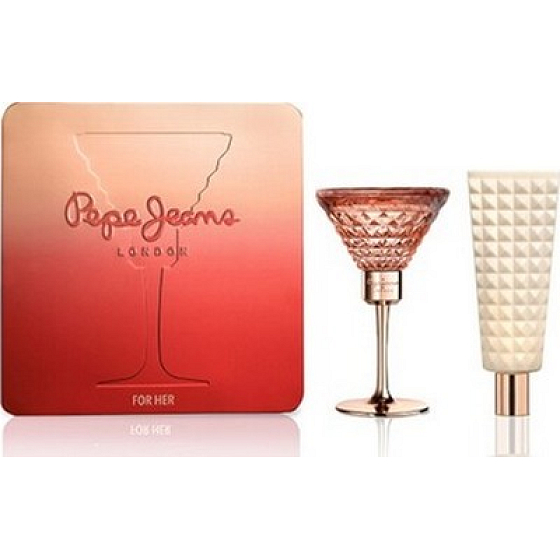 Pepe Jeans London Pepe Jeans for Her parfémovaná voda 80 ml + tělové mléko 80 ml, dárková sada