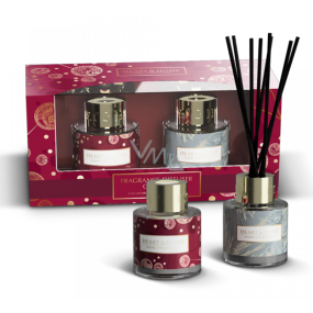 Heart & Home Vánoční difuzéry Zimní pohádka difuzér 40 ml + Brusinkové mámení difuzér 40 ml, dárková sada
