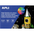Apli Papír metalický mix barev blok 32 x 24 cm 10 listů
