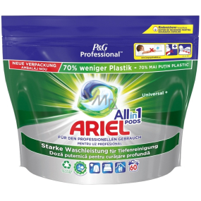 Ariel All in 1 Pods Regular gelové kapsle univerzální na praní 60 kusů