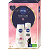 Nivea Rose Care Rose & Almond Oil sprchový gel 250 ml + Invisible Black & White Clear antiperspirant deodorant sprej 150 ml, kosmetická sada pro ženy