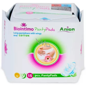Biointimo Panty Pads Anion denní hygienické vložky 15 kusů