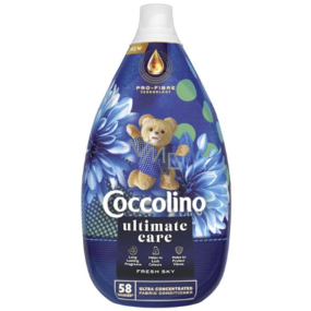 Coccolino Ultimate Care Fresh Sky koncentrovaná aviváž 58 dávek 870 ml