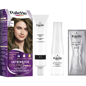 Schwarzkopf Palette Intensive Color Creme, barva na vlasy, 7-1 ledový středně plavý, 50 ml Schwarzkopf Palette Intensive Color Creme, barva na vlasy, 7-1 ledový středně plavý, 50 ml