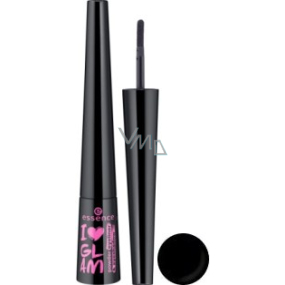 Essence I Love Glam oční linky a oční stíny odstín černá 0,7 g
