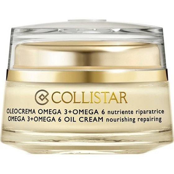 Collistar Attivi Puri Omega 3+ Omega 6 Oil Cream výživný pleťový krém 50 ml
