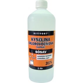 Kittfort Kyselina chlorovodíková solná 31% 1 l