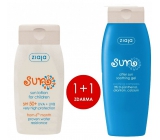 Ziaja Sun SPF 50+ voděodolné mléko na opalování pro děti 125 ml + Sun zklidňující gel po opalování 200 ml, duopack