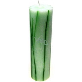 Lima Rustik aromatický vonná svíčka zelená válec 70 x 300 mm 1 kus