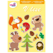 Ditipo Vystřihovánky s omalovánkami V lese 210 x 310 mm
