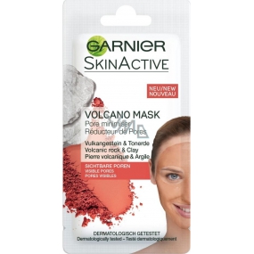 Garnier Skin Active Volcano Mask hřejivá pleťová maska stahující rozšířené póry 8 ml