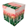 Linteo Soft & delicate papírové kapesníky 2 vrstvé 80 kusů Velikonoční bílé