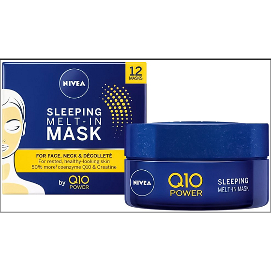 Nivea Q10 Power noční maska pro obnovu pleti s koenzymem Q10 50 ml