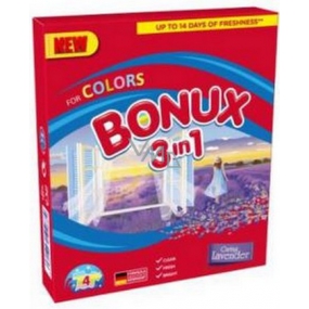 Bonux Color Lavender 3v1 prací prášek na barevné prádlo 4 dávky 300 g