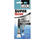 Bison Super Glue Control univerzální sekundové tekuté lepidlo 3 g