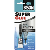 Bison Super Glue Control univerzální sekundové tekuté lepidlo 3 g