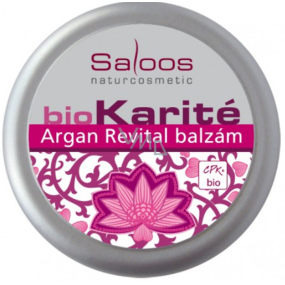 Saloos Bio Karité Argan Revital balzám pro všechny typy pleti 19 ml