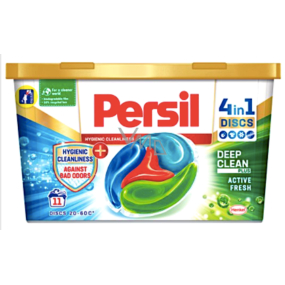 Persil Discs 4v1 kapsle na praní, všechny druhy prádla i na sportovní oblečení box 11 dávek 275 g