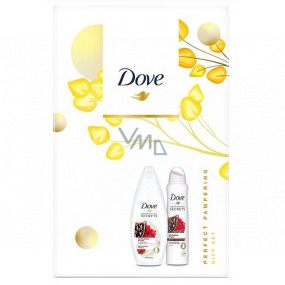 Dove Nourishing Secrets Vyživující African Ritual Kakao & Ibišek sprchový gel 250 ml + antiperspirant deodorant sprej 150 ml, kosmetická sada
