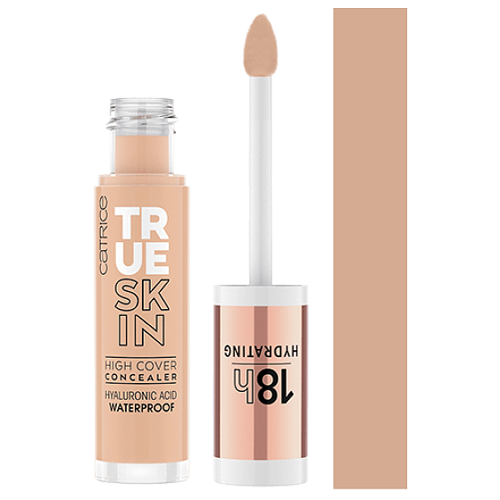 Catrice True Skin High Cover dlouhotrvající voděodolný tekutý korektor 020 Warm Beige 4,5 ml
