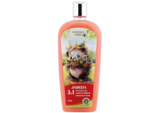 Bohemia Gifts Herbs Jahoda 3v1 sprchový gel, šampon a pěna do koupele pro děti 500 ml