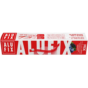 Alufix sáčky uzavíratelné se zipem mix 1 l + 3 l + 6 l, 15 ks