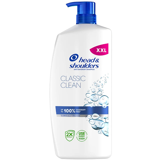 Head & Shoulders Classic Clean – šampon proti lupům se svěží vůní, 800 ml