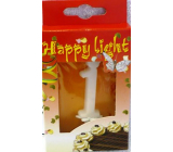 Happy light Dortová svíčka číslice 1 v krabičce