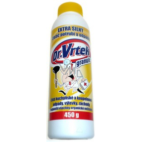 Dr. Vrtek extra silný čistič potrubí a odpadů granule 450 g