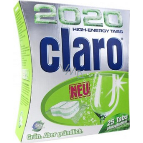 Claro 2020 High Energy Tabs - 25 multifunkčních tablet do myčky