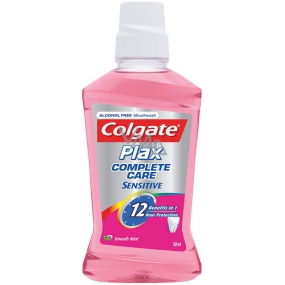 Colgate Plax Complete Care Sensitive Smooth Mint ústní voda 500 ml