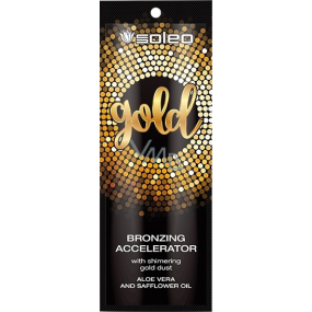 Soleo Gold bronzující urychlovač opálení s kousíčky zlata 15 ml