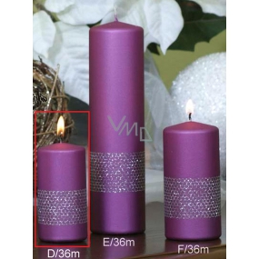 Lima Stuha svíčka violet válec 50 x 100 mm 1 kus