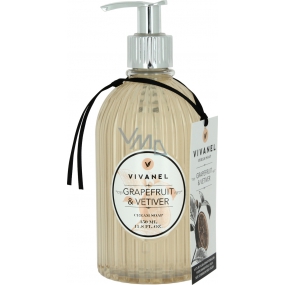 Vivian Gray Vivanel Grapefruit & Vetiver luxusní tekuté mýdlo s dávkovačem 350 ml