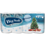Big Soft Zima toaletní papír s potiskem 3 vrstvý 160 útržků 8 kusů