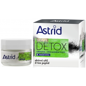 Astrid Citylife Detox obnovující rozjasňující noční krém 50 ml