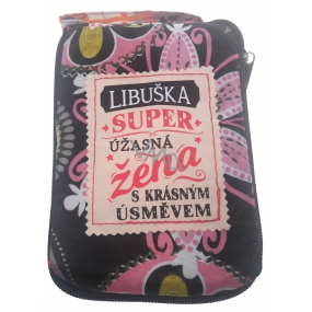Albi Skládací taška na zip do kabelky se jménem Libuška 42 x 41 x 11 cm